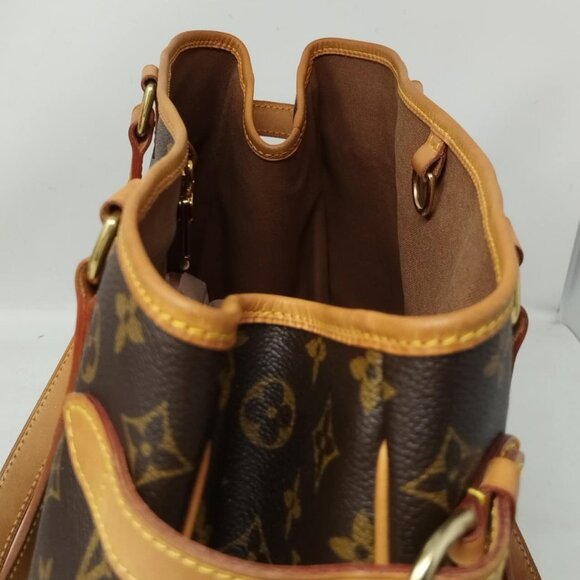 Louis Vuitton Batignolles Horizontal Monogram Canvas Leather Tote Bag Authentic - Picture 9 of 15